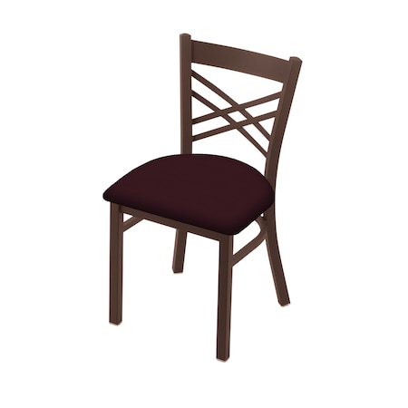 Holland Bar Stool Co 620 Catalina 18" Chair with Bronze Finish and Canter Bordeaux Seat 62018BZ005